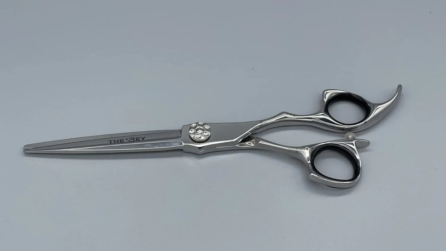 The Bey Tijeras Profesionales barberos de Acero Japonés 440C – 6,5"