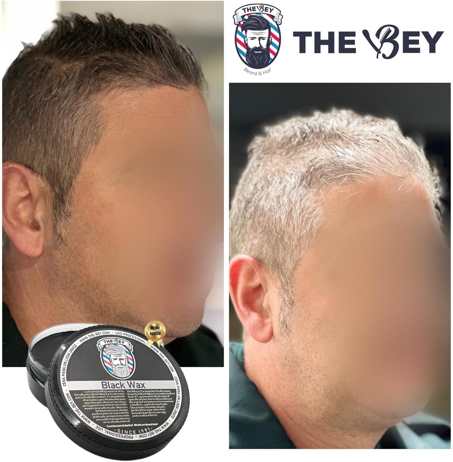 The Bey Black Wax cera para cubrir canas