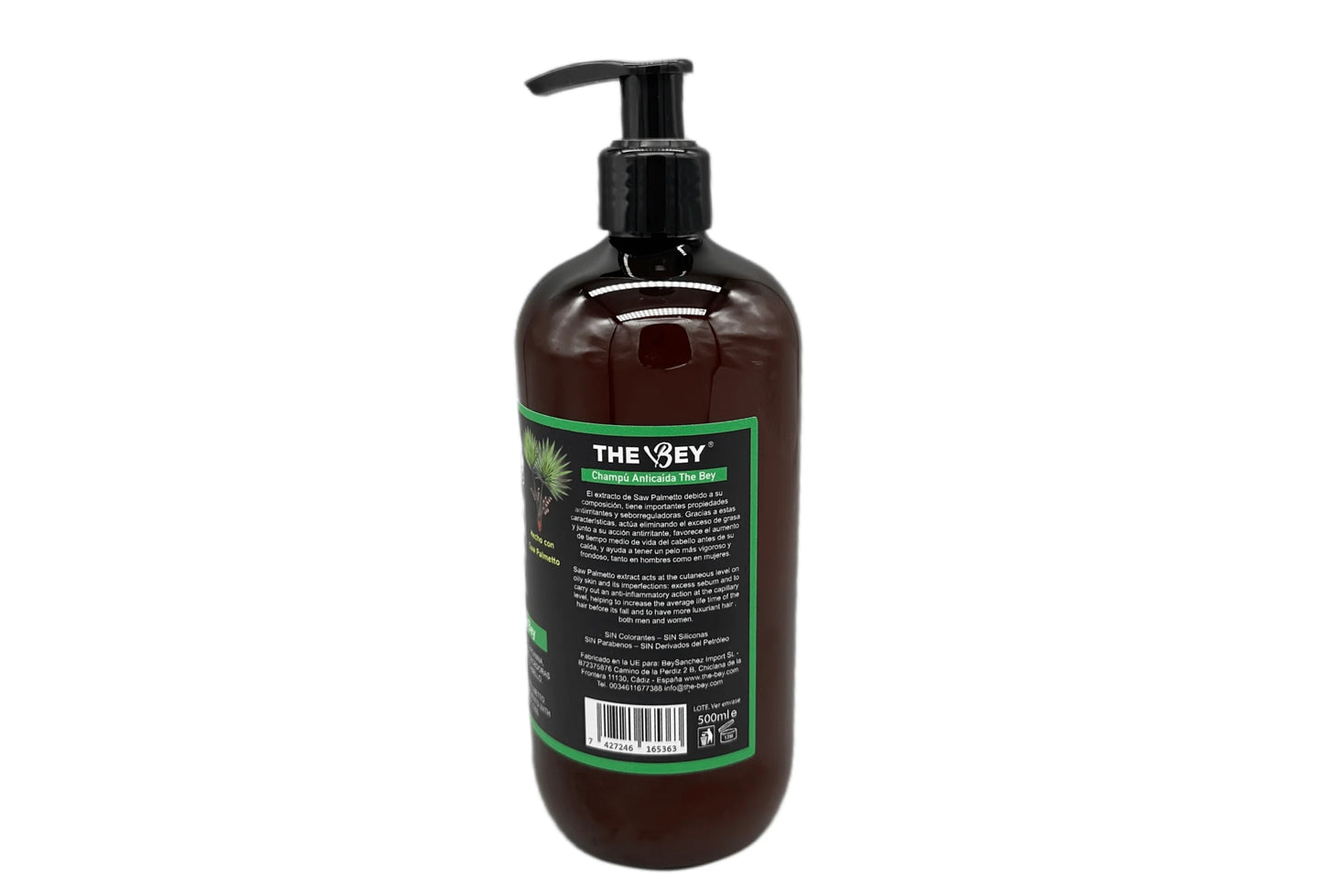The Bey Champú anticaída con saw palmetto 500 ml