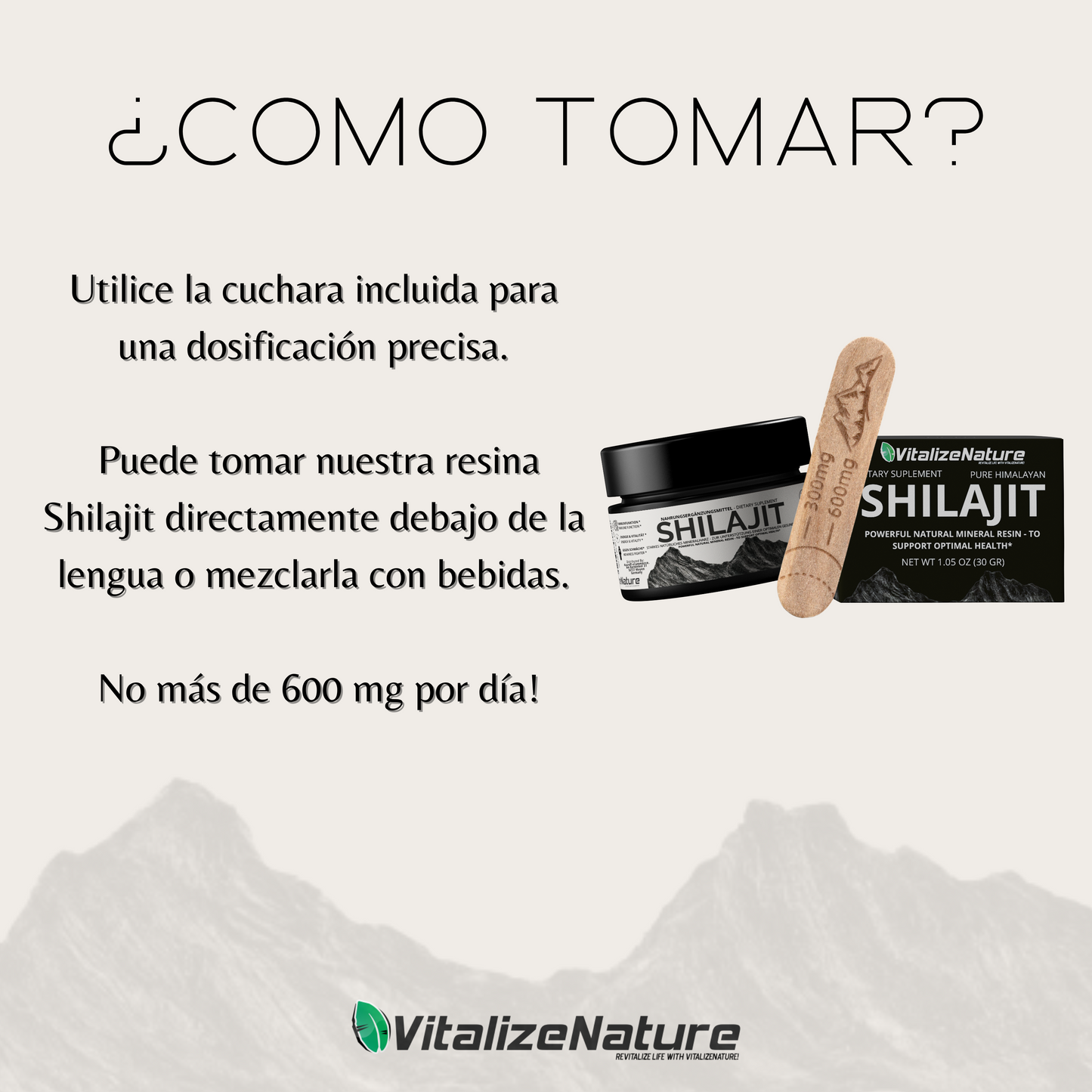 VitalizeNature - Original Shilajit 30 g + Ashwagandha