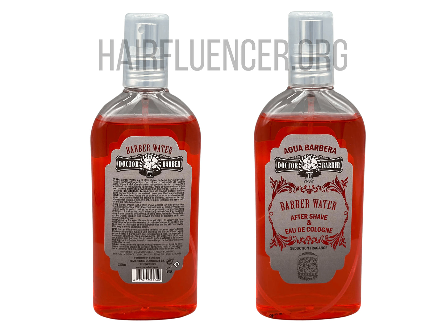 Agua Barbera Doctor Barber 250 ml – Aftershave y Colonia para un Afeitado Perfecto