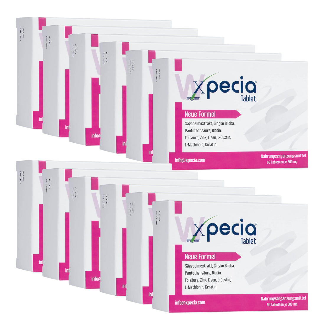 Xpecia Mujer - Complemento alimenticio con vitaminas y minerales - HairFluencer