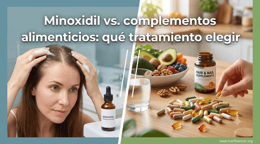 Minoxidil vs. complementos alimenticios: qué tratamiento elegir