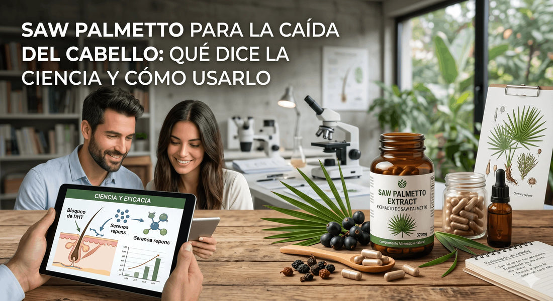 Saw Palmetto para la caída del cabello: qué dice la ciencia y cómo usarlo