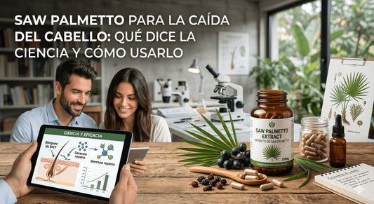 Saw Palmetto para la caída del cabello: qué dice la ciencia y cómo usarlo