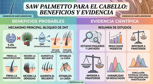 Saw palmetto para el cabello: beneficios y evidencia