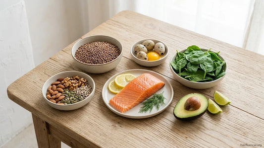 alimentación para el cabello