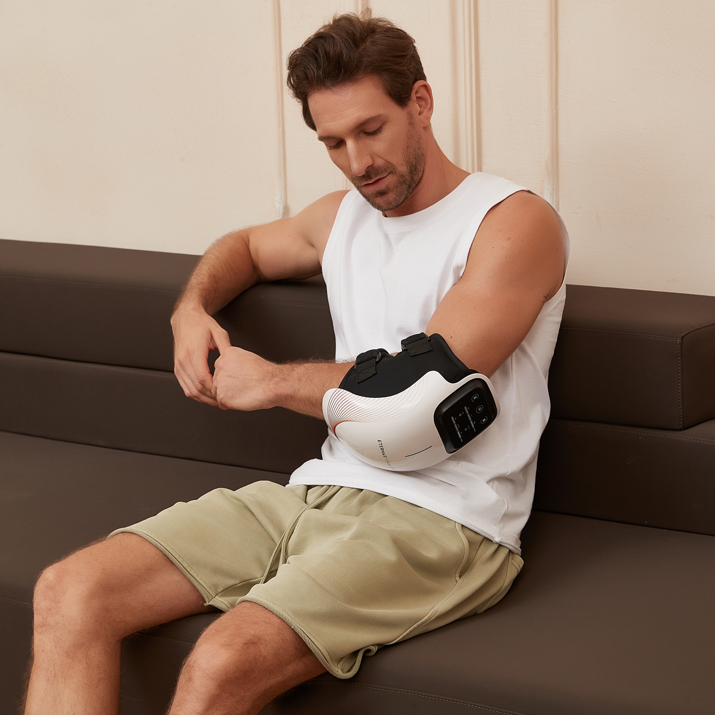 Masajeador de Rodilla Inalámbrico | Alivio del Dolor Articular por Infrarrojos, Calor, Láser y Vibración - HairFluencer