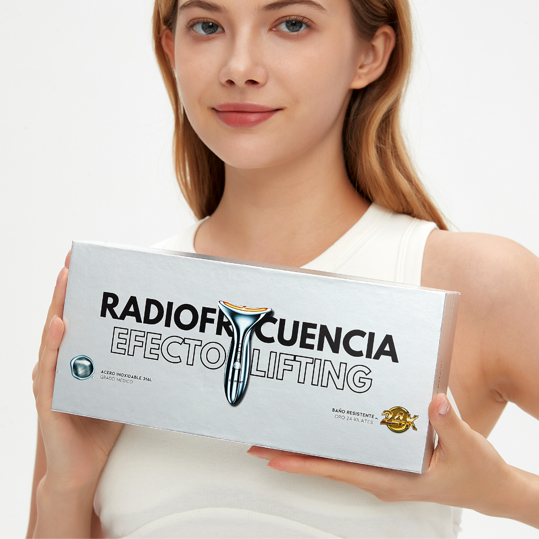 RF Lifting Oro 24K Facial y Cuello - HairFluencer
