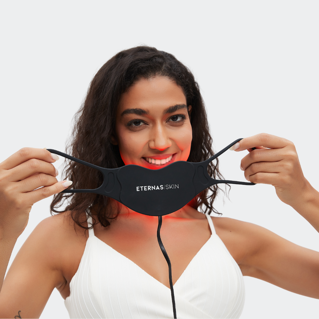 Máscara de Labios LED Infrarroja 850nm Silicona Médica - HairFluencer