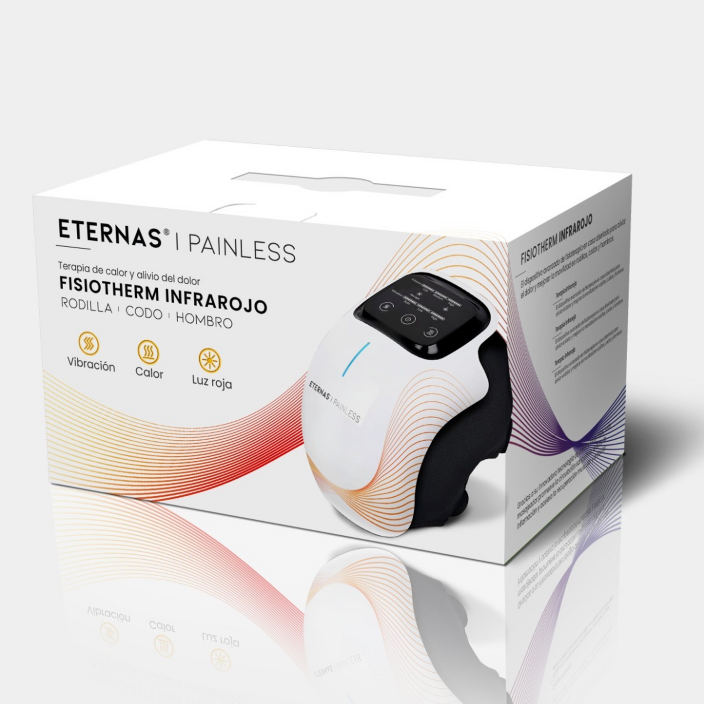 Masajeador de Rodilla Inalámbrico | Alivio del Dolor Articular por Infrarrojos, Calor, Láser y Vibración - HairFluencer