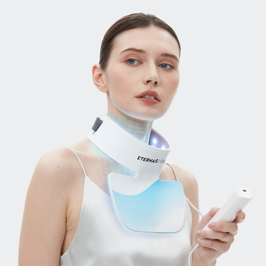 Kit Completo de Máscaras LED Infrarrojas 850nm – Silicona Médica para Rostro, Cuello y Escote - HairFluencer