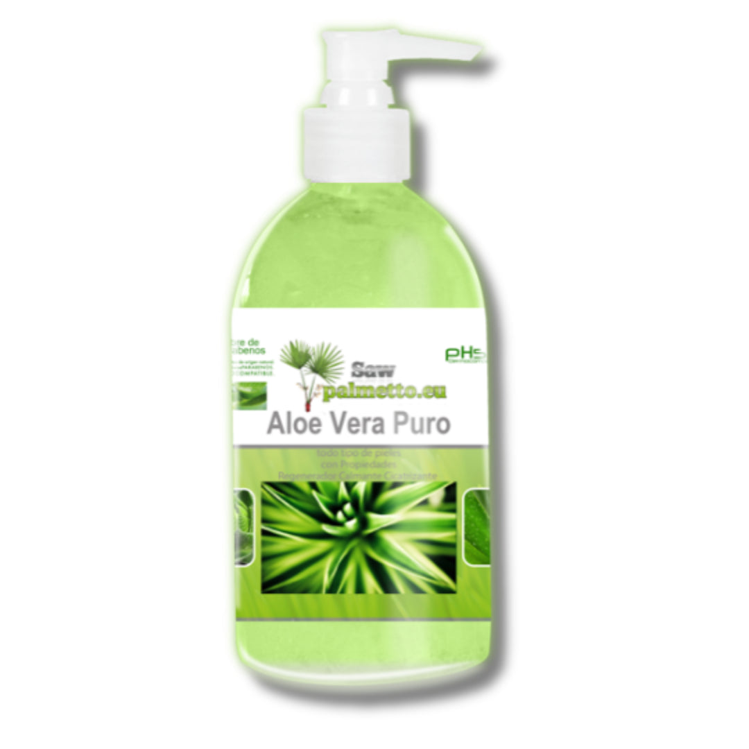 Aloe Vera Puro Natural 100 % | Hidratante y revitalizador en Sawpalmetto.eu