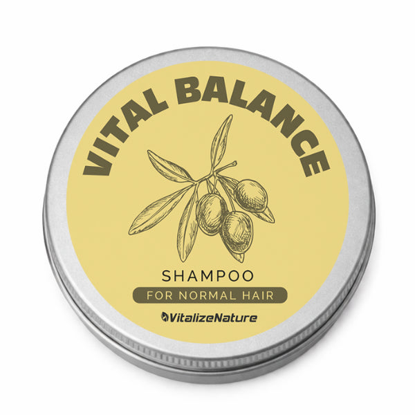 VitalizeNature Solid Shampoo | 100% Natural and Botanical Hair Care