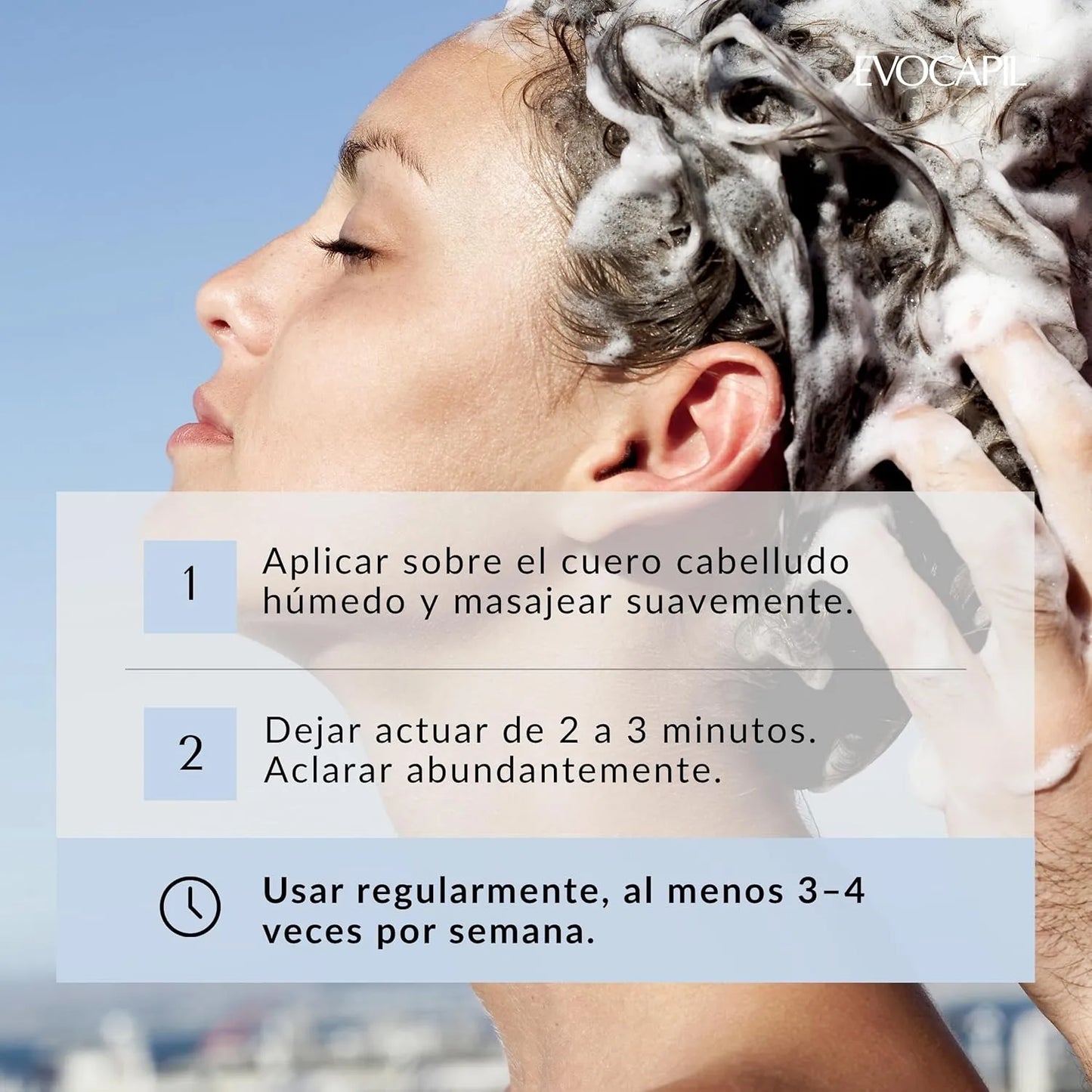 Evocapil Plus Shampoo Anti-Indebolimento dei Capelli 300ml PH 5.5 - Ideale per l'uso dopo un trapianto di capelli