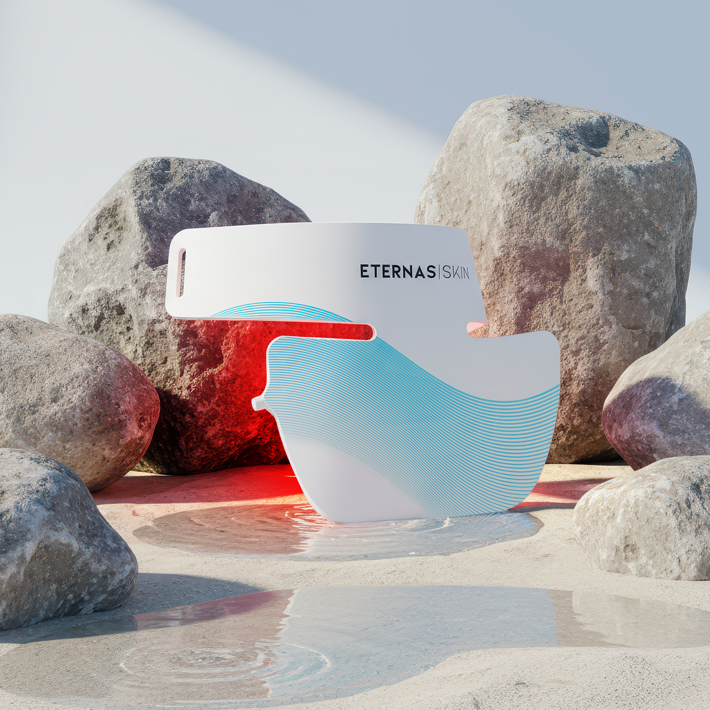 Máscara LED Infrarroja Profesional Cuello y Escote - 850nm Silicona de Grado Médico - HairFluencer