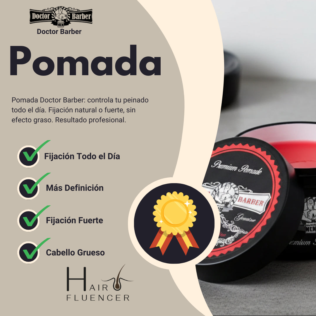 Doctor Barber Pomada Profesional – Control total con acabado perfecto