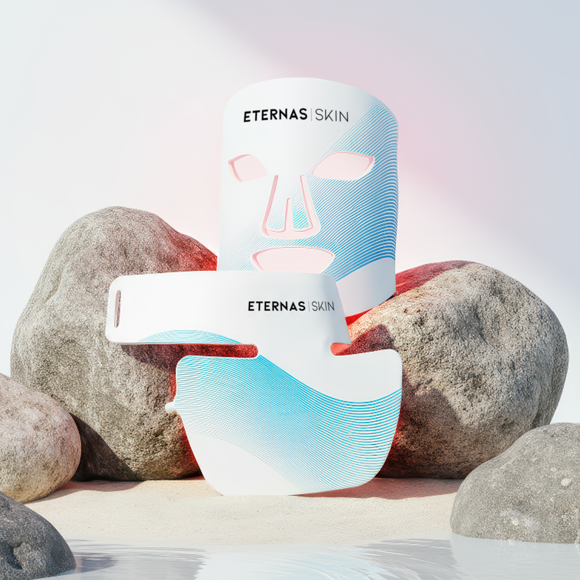 Kit Completo de Máscaras LED Infrarrojas 850nm – Silicona Médica para Rostro, Cuello y Escote - HairFluencer