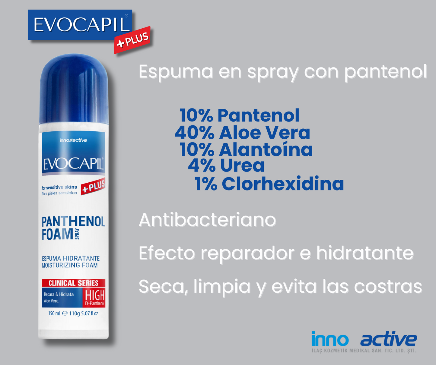 Evocapil Plus Post Hair Transplant Foam helps soften scabs after a hair transplant operation. With Panthenol it prevents the formation of scabs and scars.