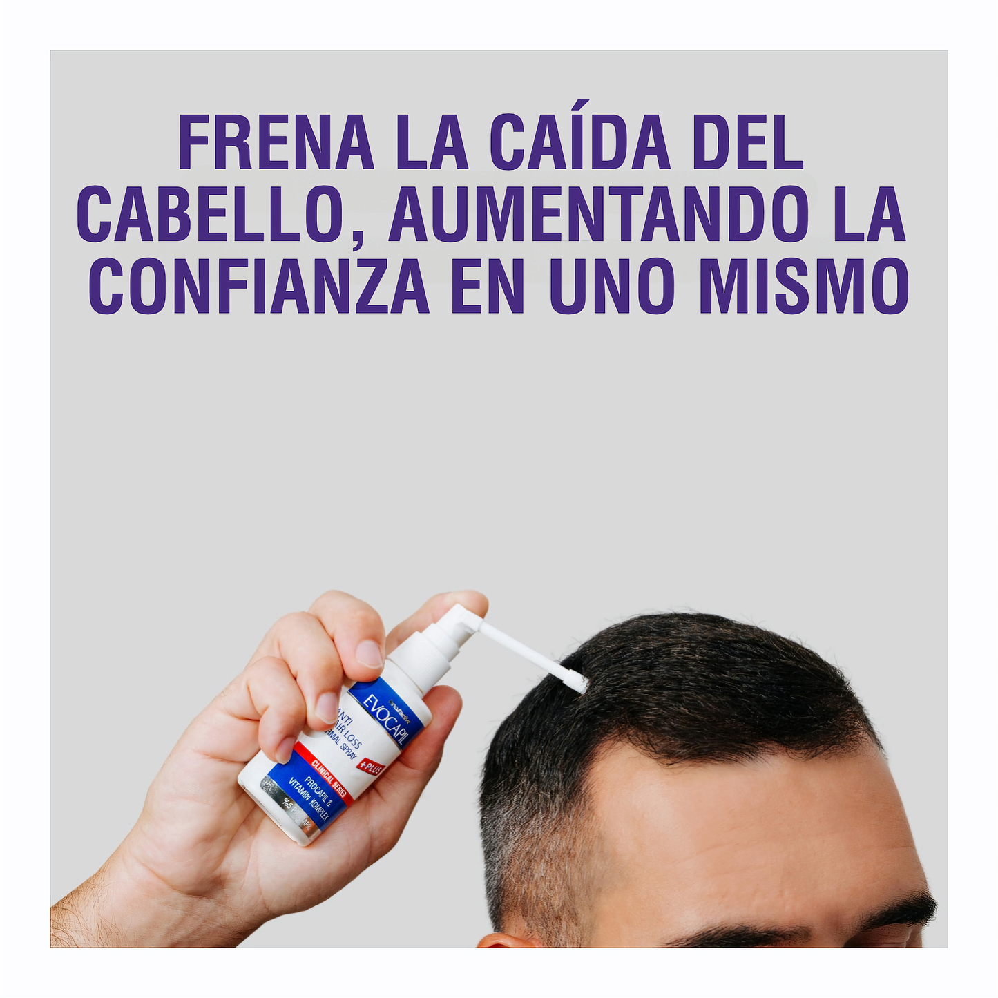 Evocapil Plus Spray anticaída con Procapil 5% - Previene la caída del cabello en las zonas no trasplantadas