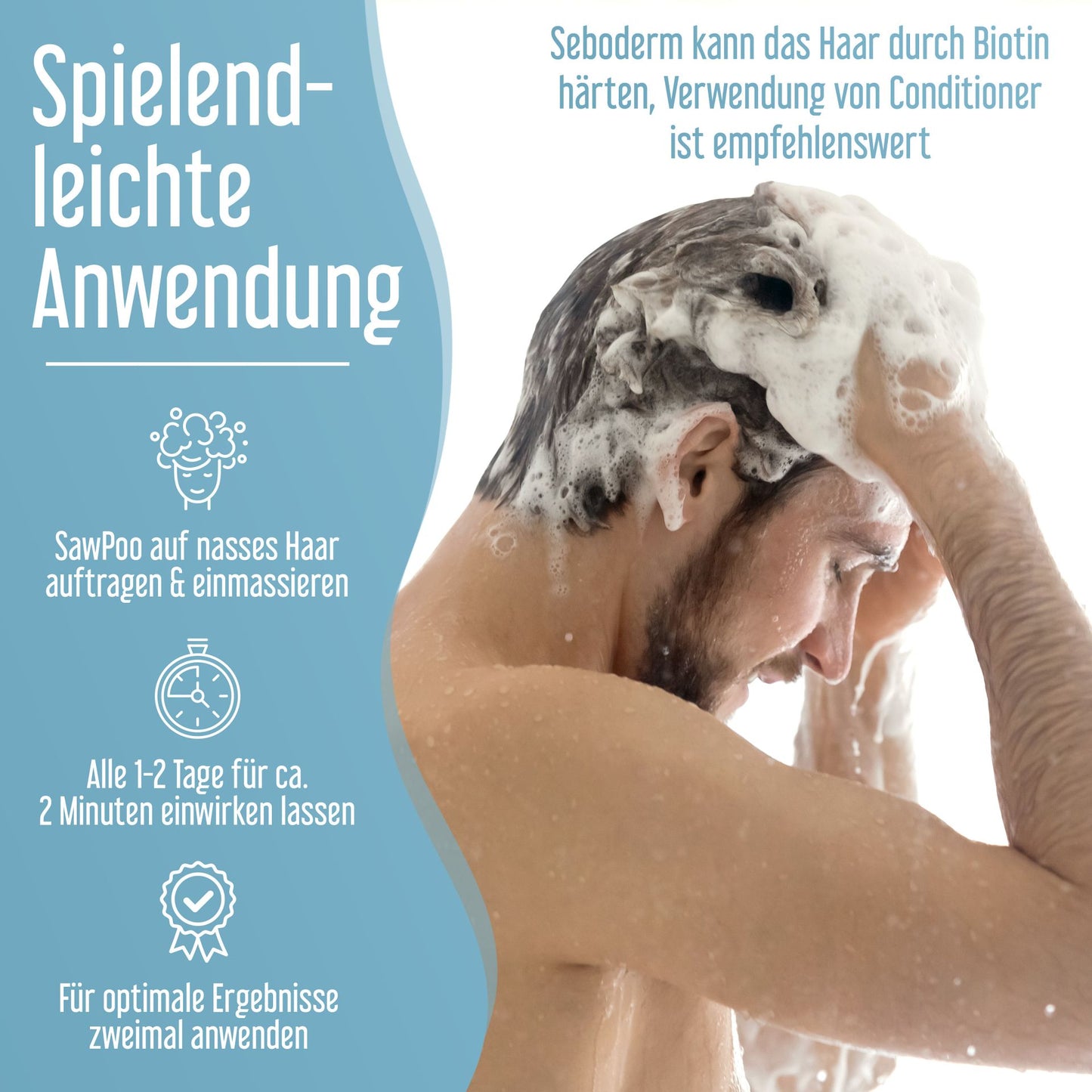 Sebodern cleansing shampoo for seborrhea and dandruff