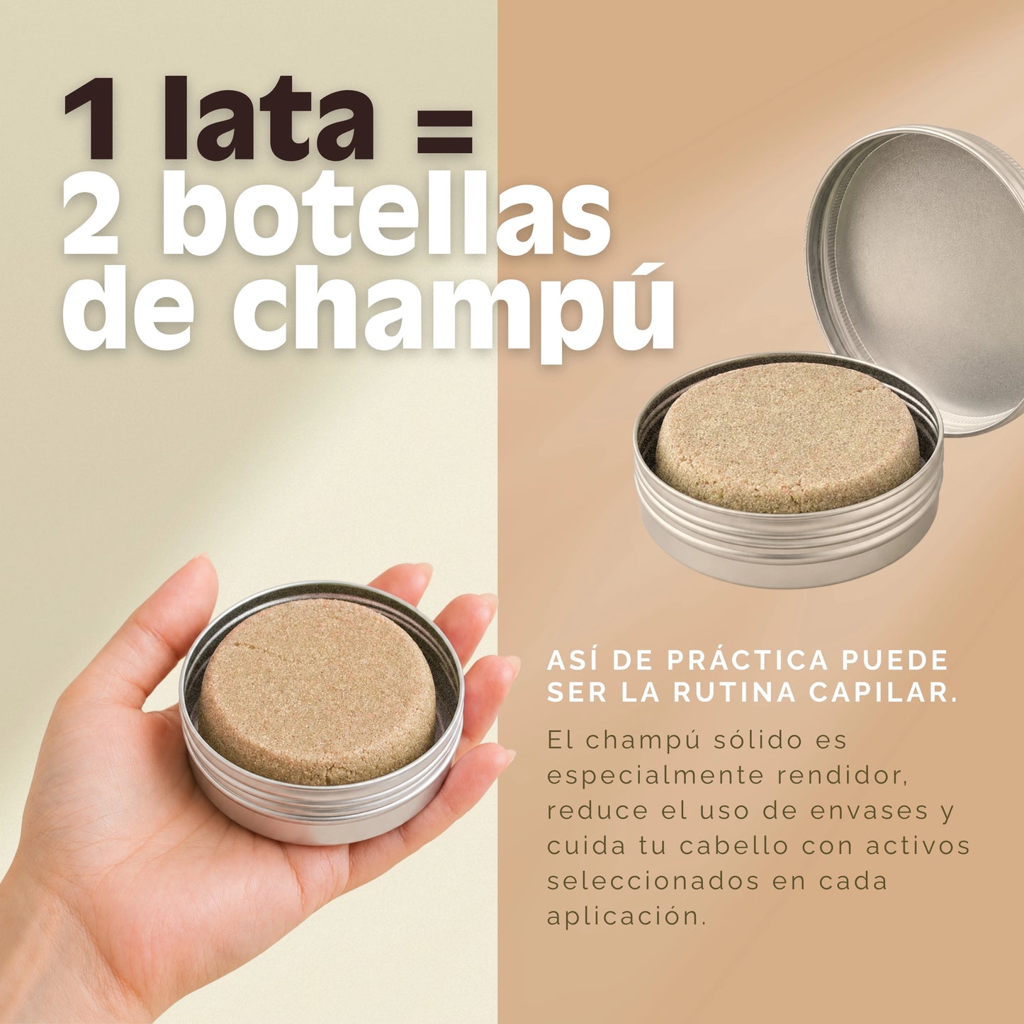 Champú Sólido VitalizeNature | Cuidado Capilar Botánico y natural 100x100