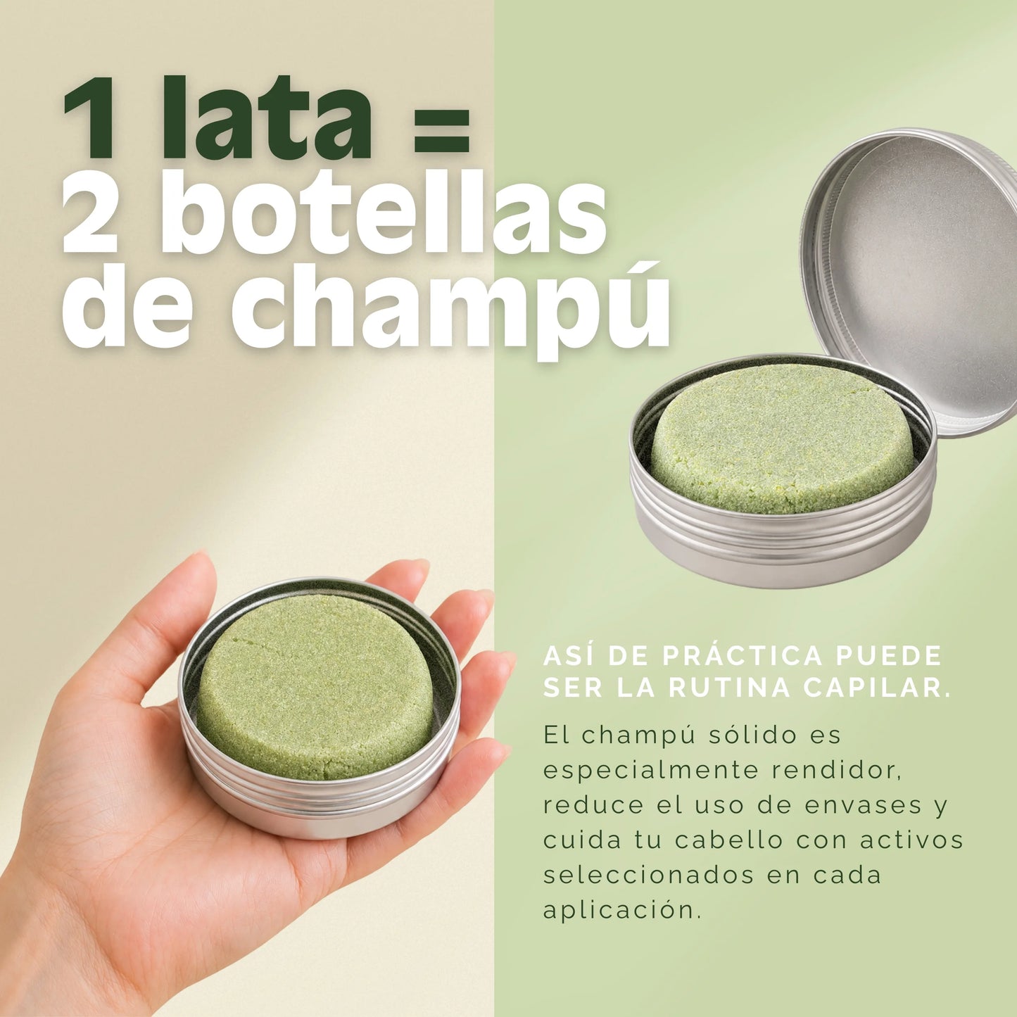 Champú Sólido VitalizeNature | Cuidado Capilar Botánico y natural 100x100
