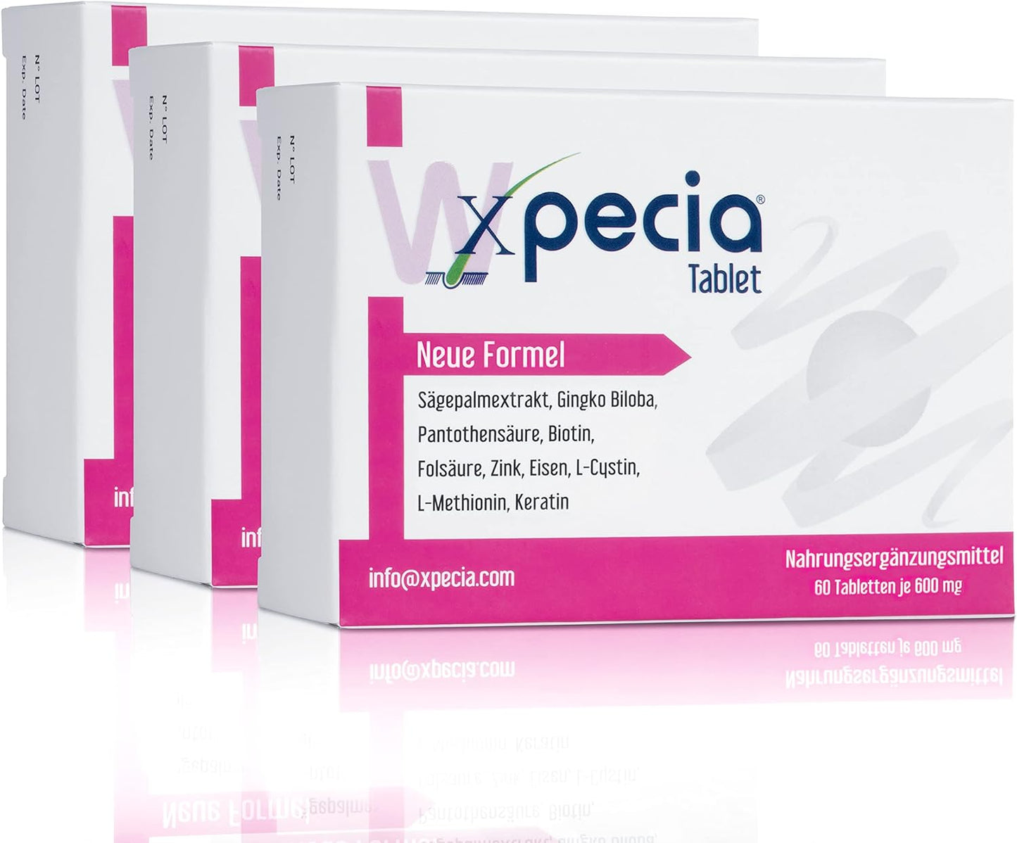 Xpecia Mujer - Complemento alimenticio con vitaminas y minerales - HairFluencer