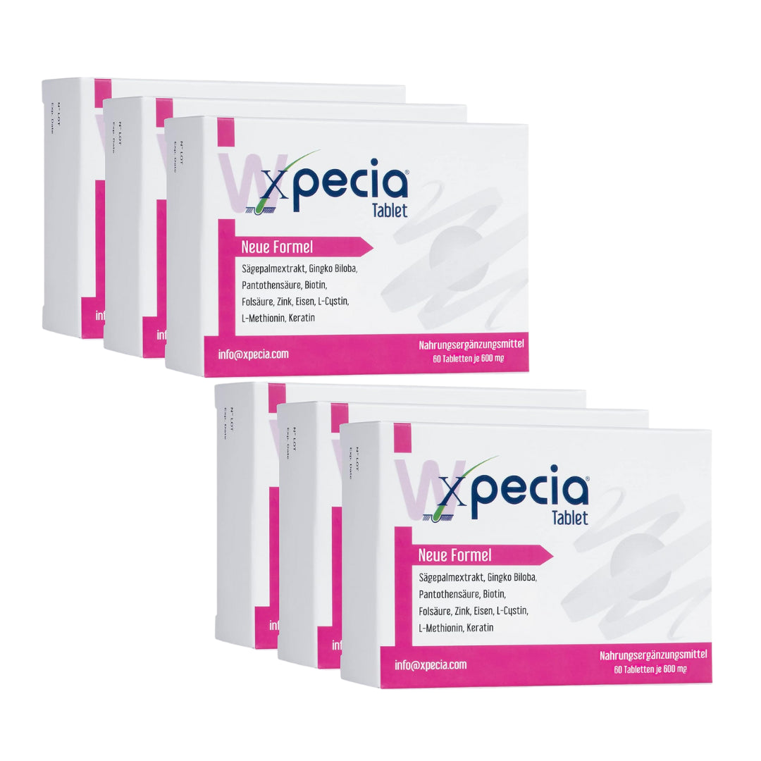 Xpecia Mujer - Complemento alimenticio con vitaminas y minerales - HairFluencer