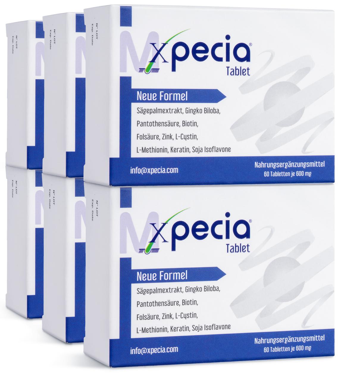 Xpecia Hombre - Suplemento alimenticio con vitaminas, minerales y extractos vegetales para el cabello - HairFluencer